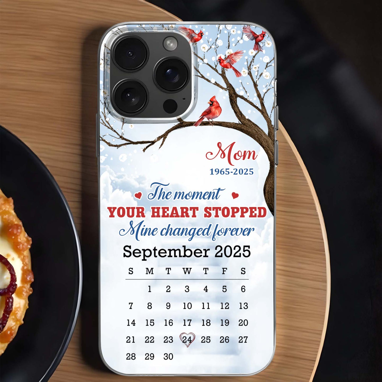 The Moment Your Heart Stopped, Memorial Cardinal Design