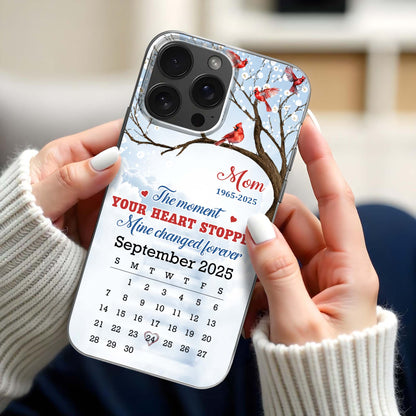 The Moment Your Heart Stopped, Memorial Cardinal Design