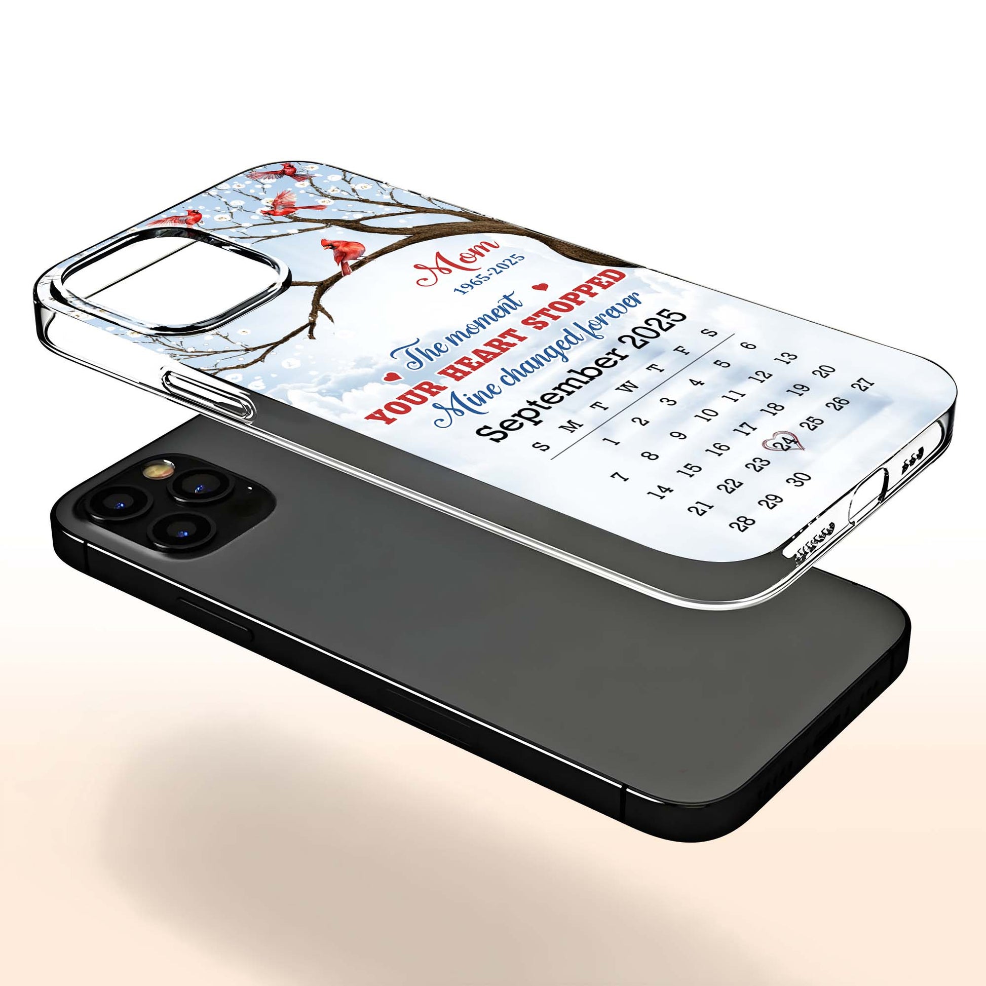 The Moment Your Heart Stopped, Memorial Cardinal Design