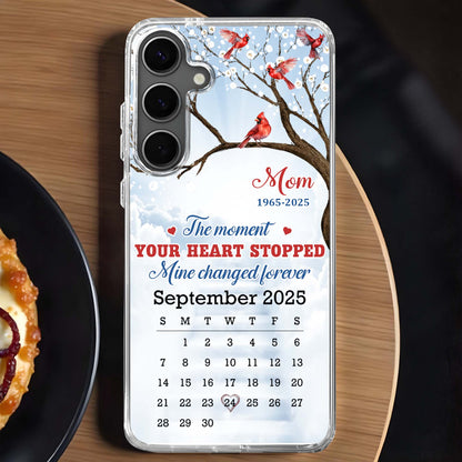 The Moment Your Heart Stopped, Memorial Cardinal Design