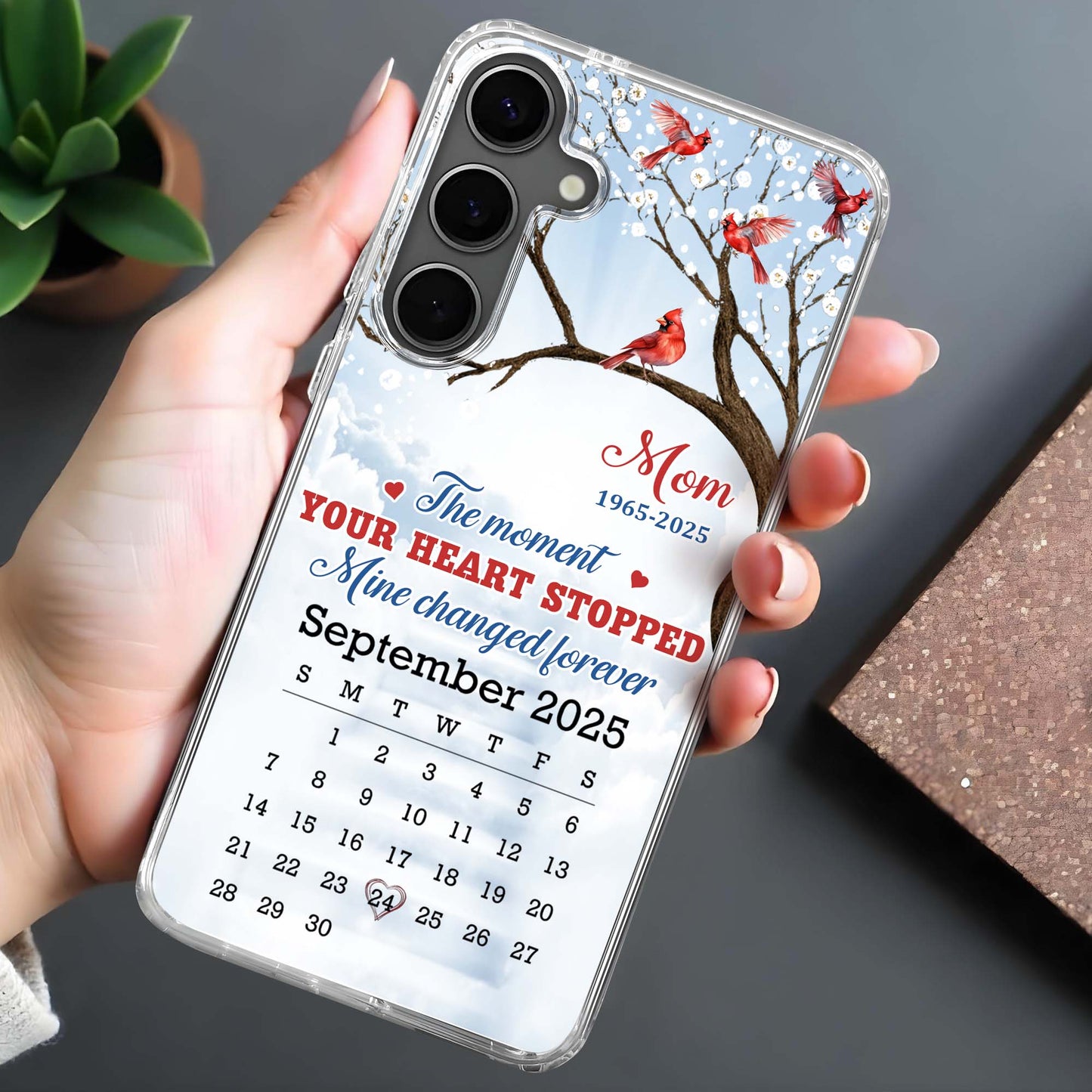 The Moment Your Heart Stopped, Memorial Cardinal Design