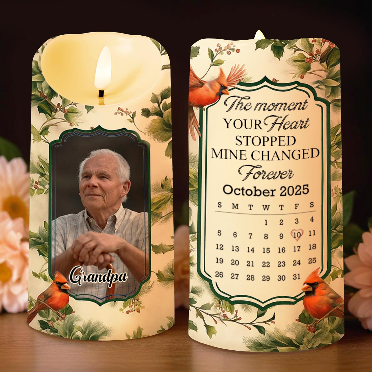 The Moment Your Heart Stopped, Bird And Leaves Design