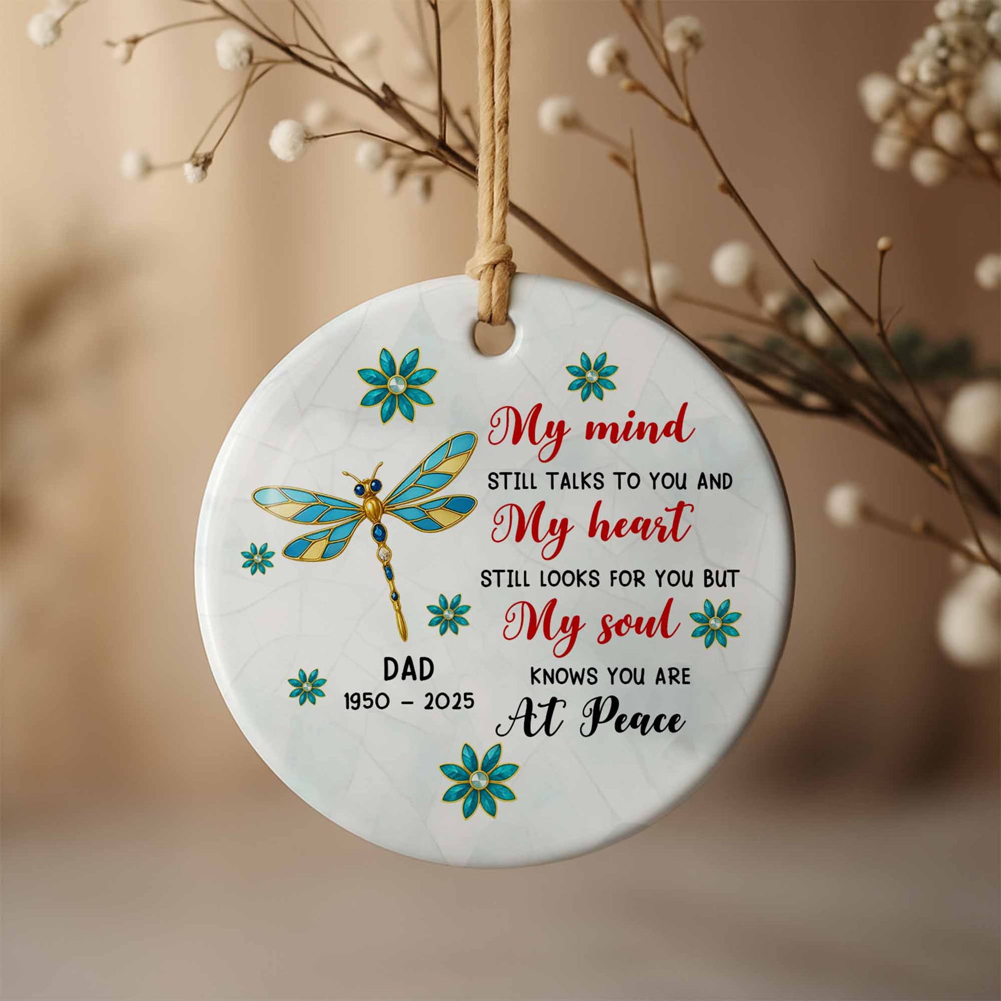 My Mind Still Talks To You, Cardinals And Flowers Design