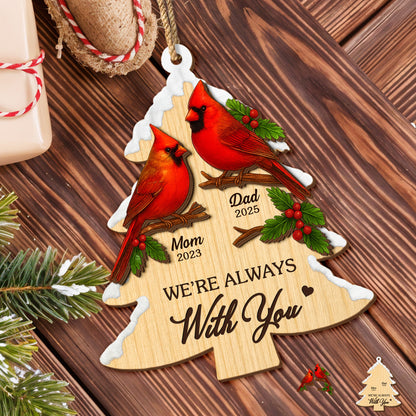 We're Always With You, Cardinals And Holly Berries