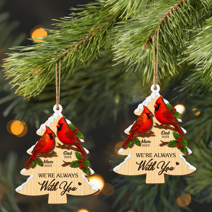 We're Always With You, Cardinals And Holly Berries