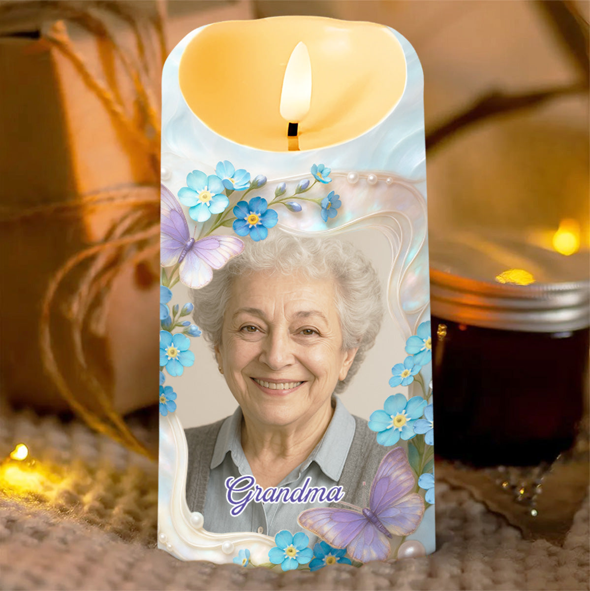 The Moment Your Heart Stopped Mine Changed Forever Memorial Candle