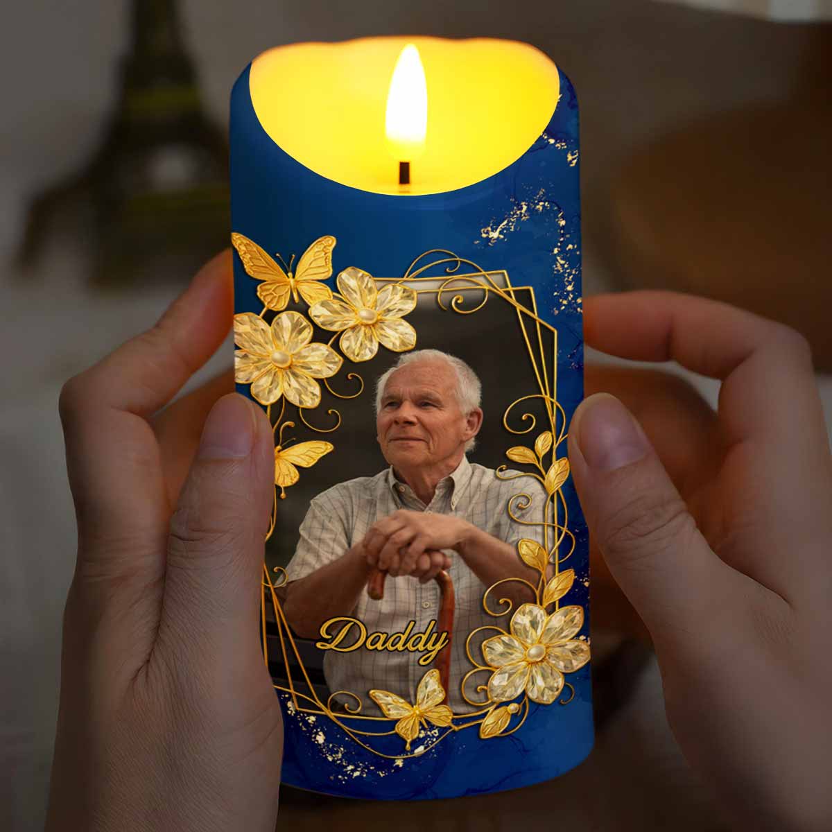 The Moment Your Heart Stopped, Mine Changed Forever, Flowers and Calendar Design