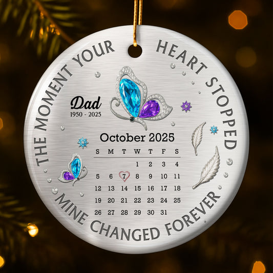 The Moment Your Heart Stopped, Heart and Leaves Ornament