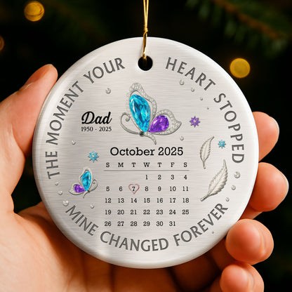The Moment Your Heart Stopped, Heart and Leaves Ornament