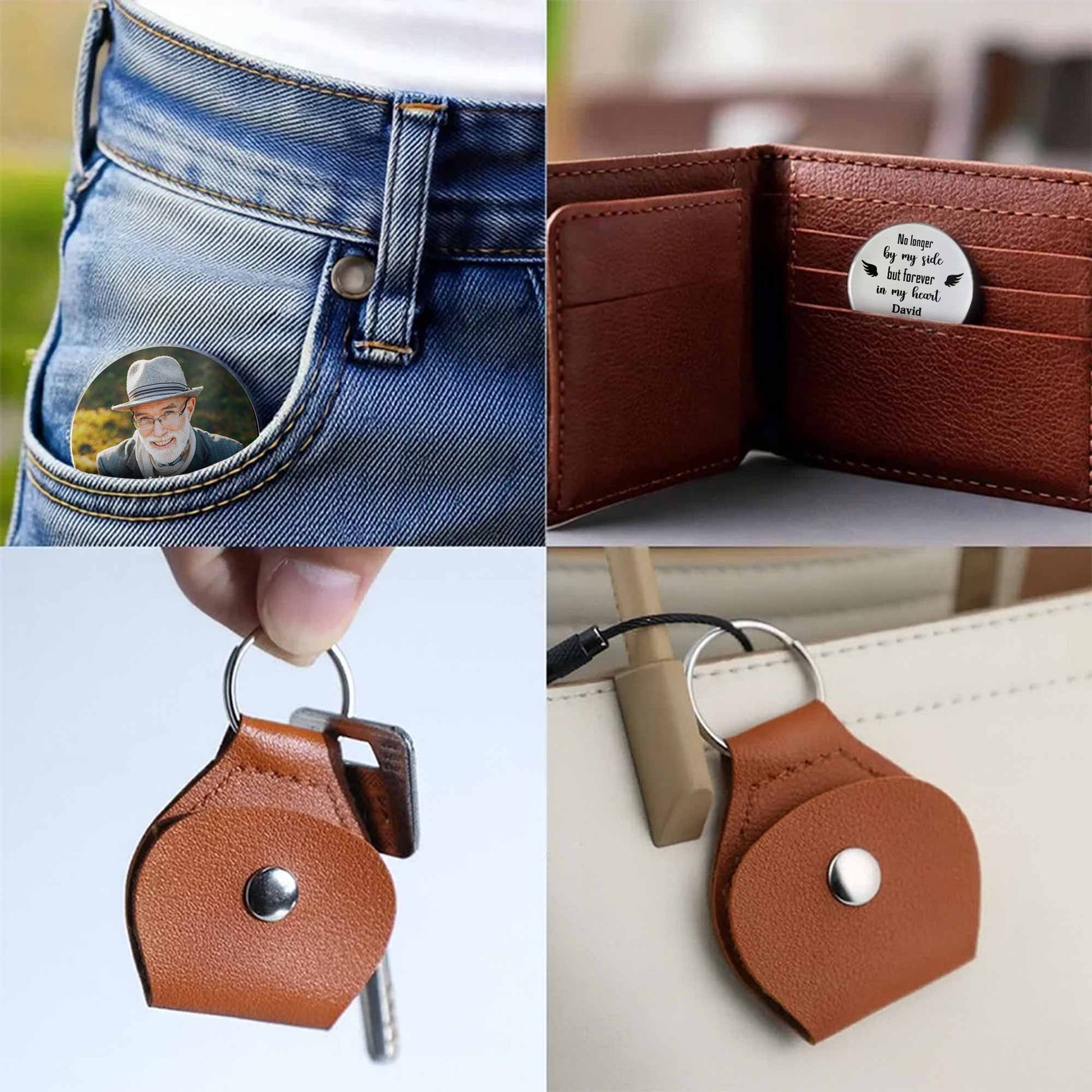 A Little Pocket Hug, Wings And Heart Design