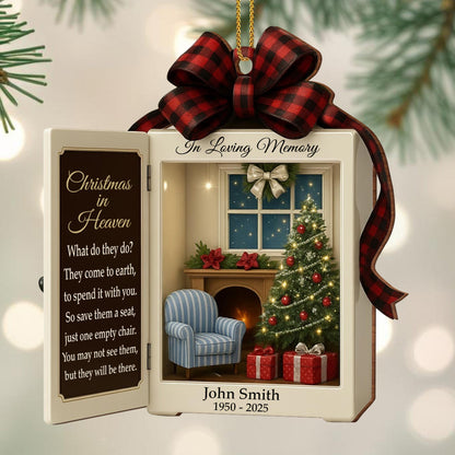 In Loving Memory Christmas In Heaven Save Them A Seat