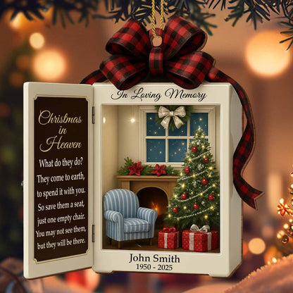 In Loving Memory Christmas In Heaven Save Them A Seat