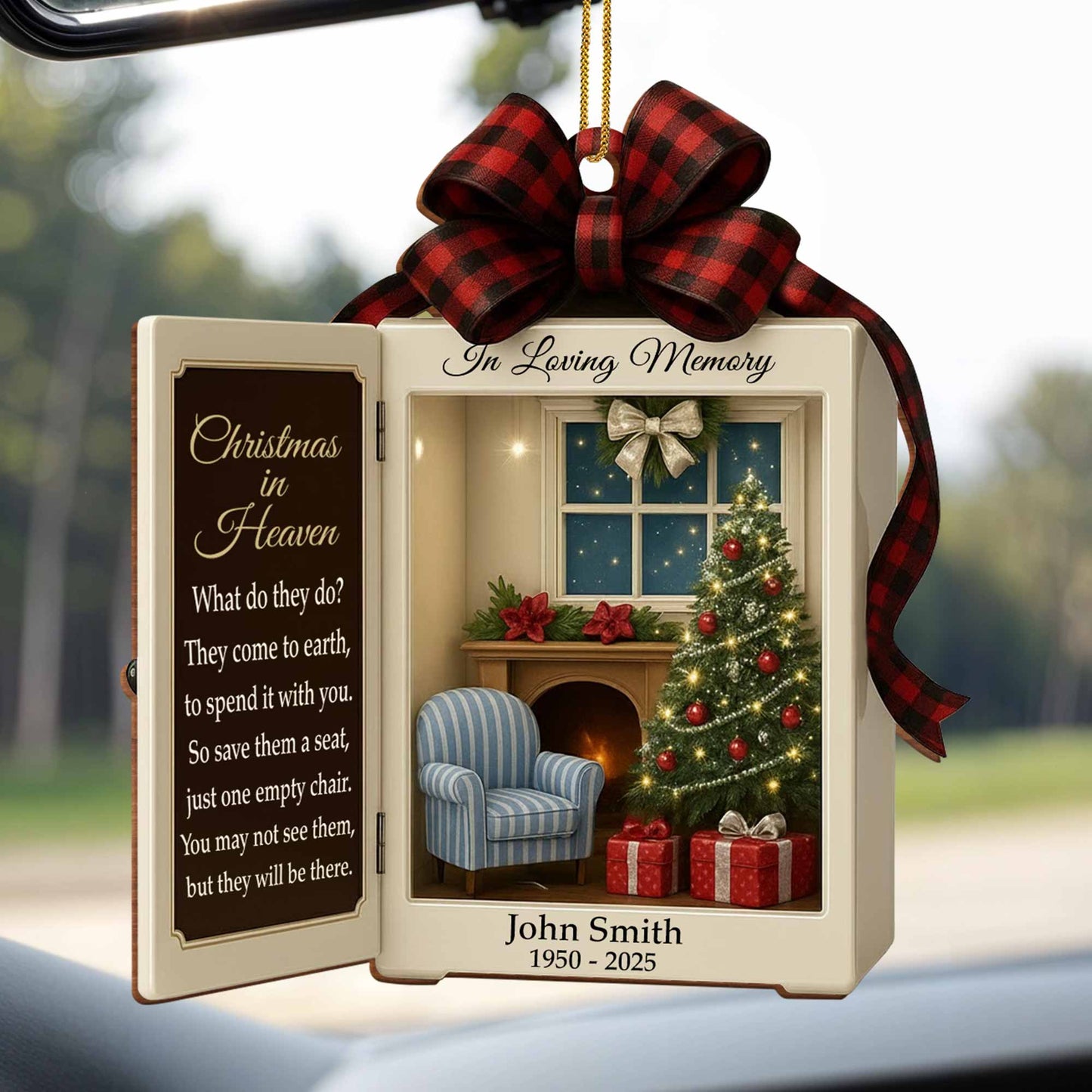 In Loving Memory Christmas In Heaven Save Them A Seat