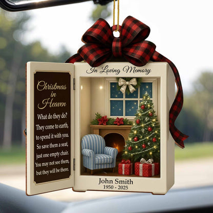 In Loving Memory Christmas In Heaven Save Them A Seat