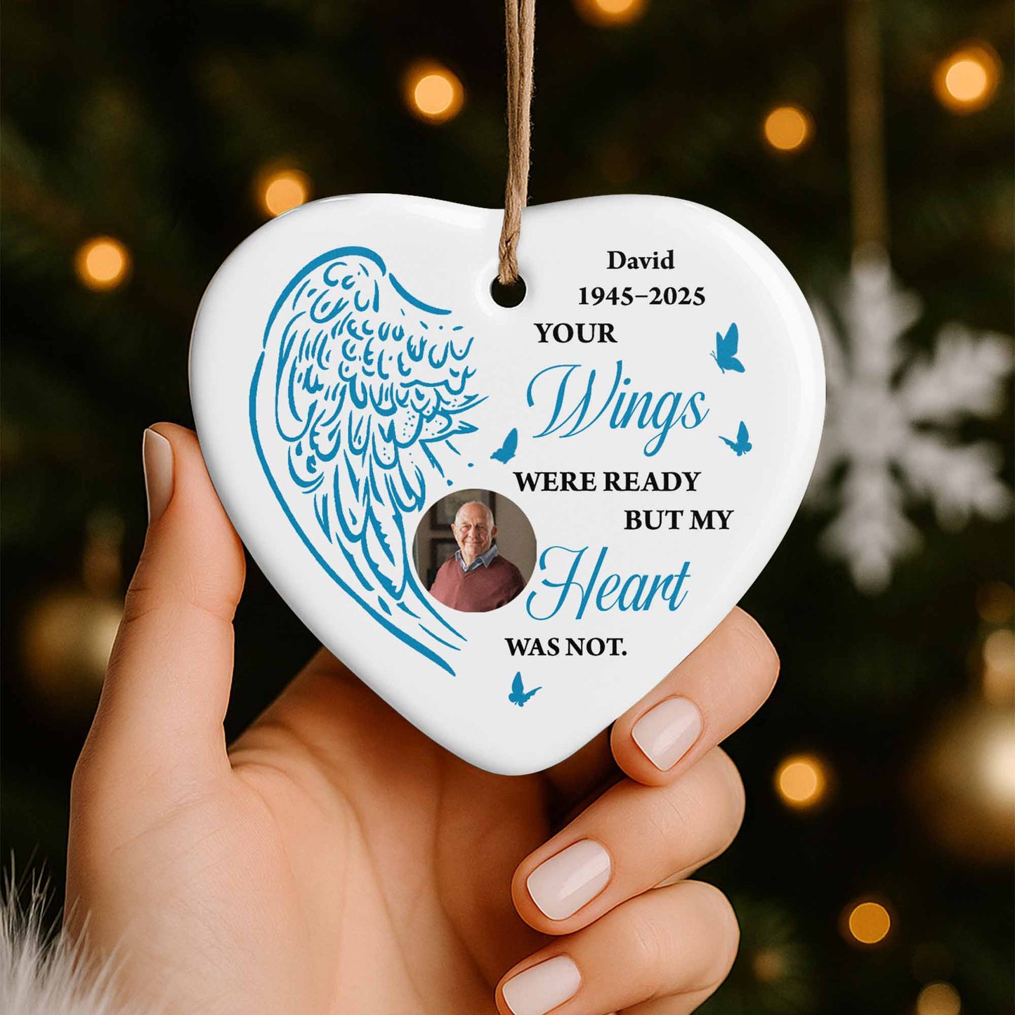 Your Wings Were Ready But My Heart Was Not, Wings and Heart Design