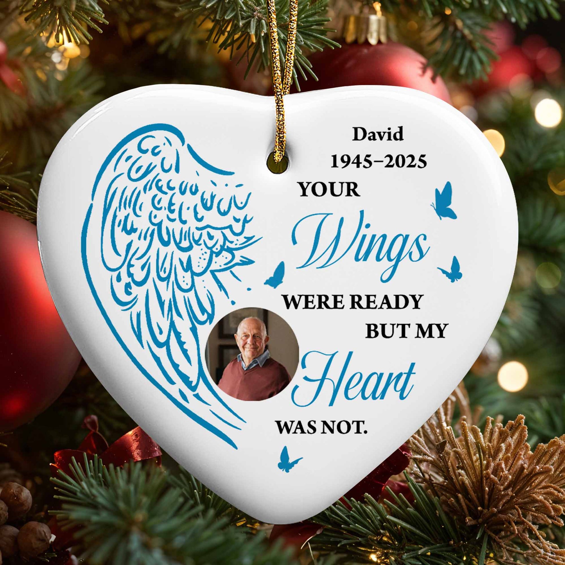 Your Wings Were Ready But My Heart Was Not, Wings and Heart Design