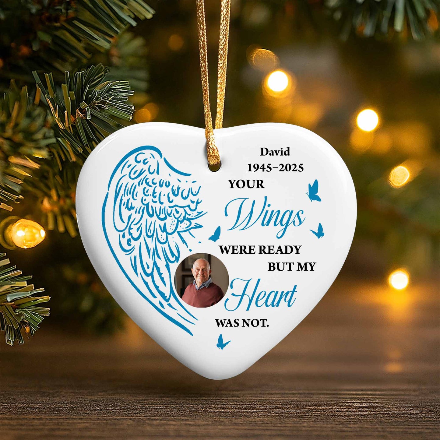 Your Wings Were Ready But My Heart Was Not, Wings and Heart Design