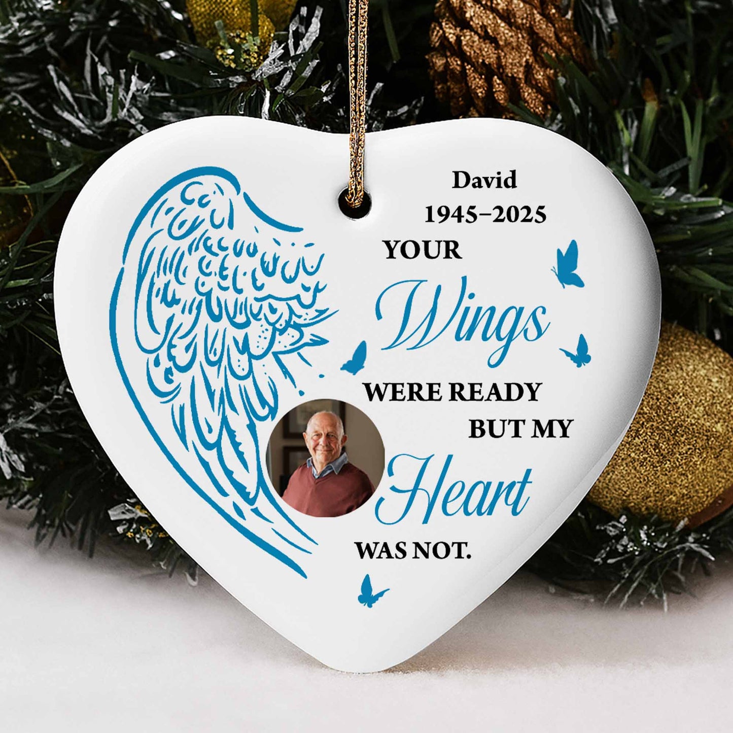 Your Wings Were Ready But My Heart Was Not, Wings and Heart Design