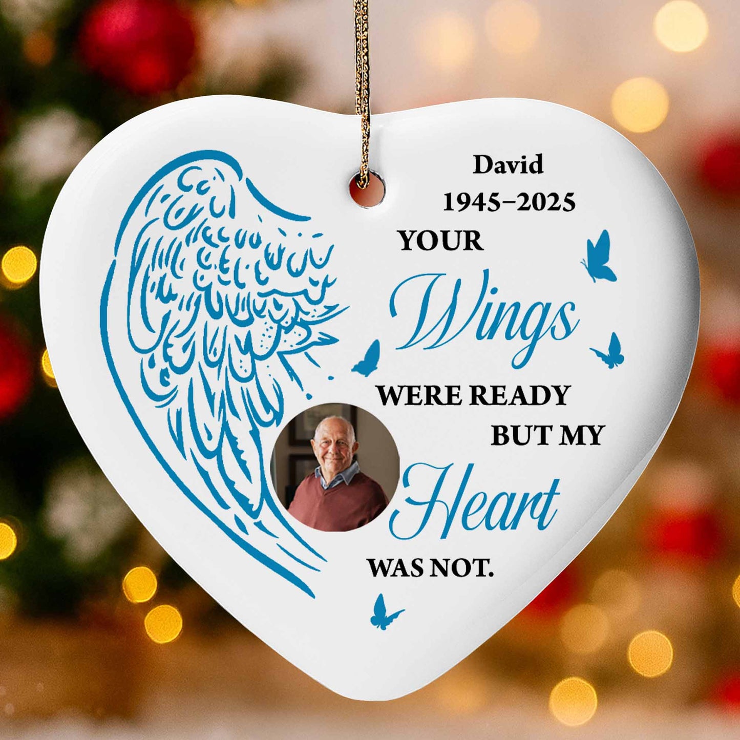 Your Wings Were Ready But My Heart Was Not, Wings and Heart Design