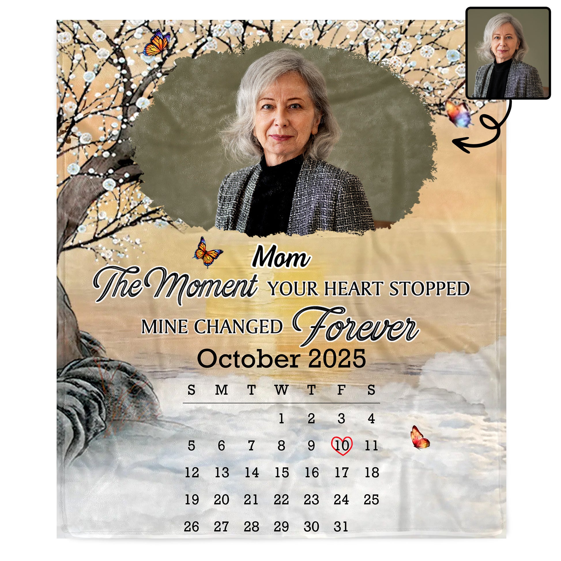 The Moment Your Heart Stopped, Butterflies And Calendar Design