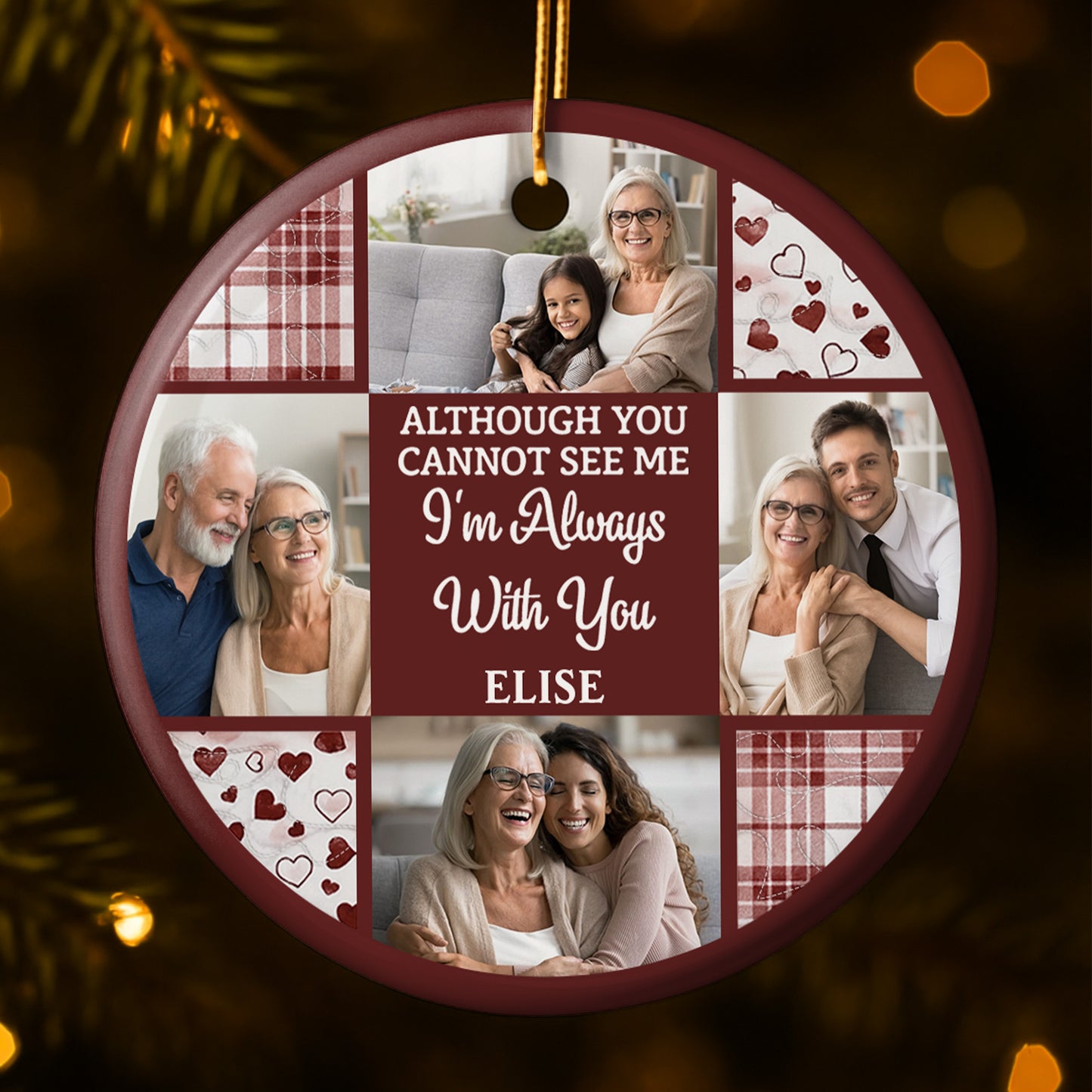 Although You Cannot See Me I'm Always With You, Photos and Hearts