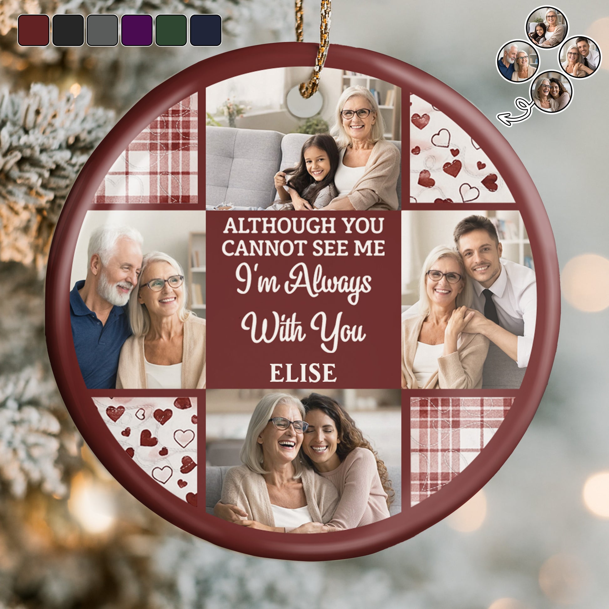 Although You Cannot See Me I'm Always With You, Photos and Hearts