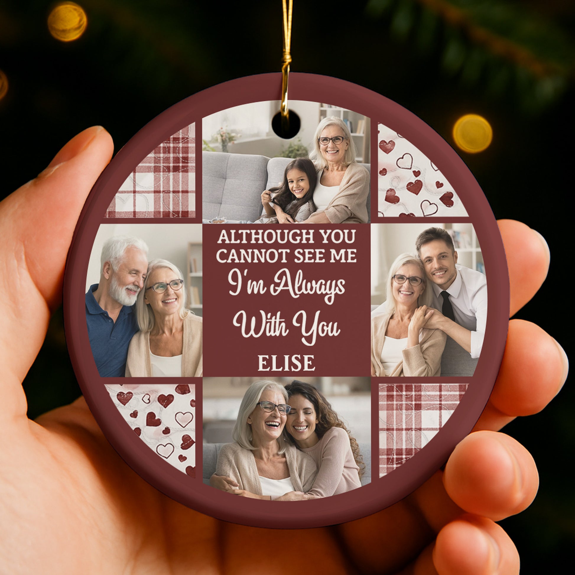 Although You Cannot See Me I'm Always With You, Photos and Hearts