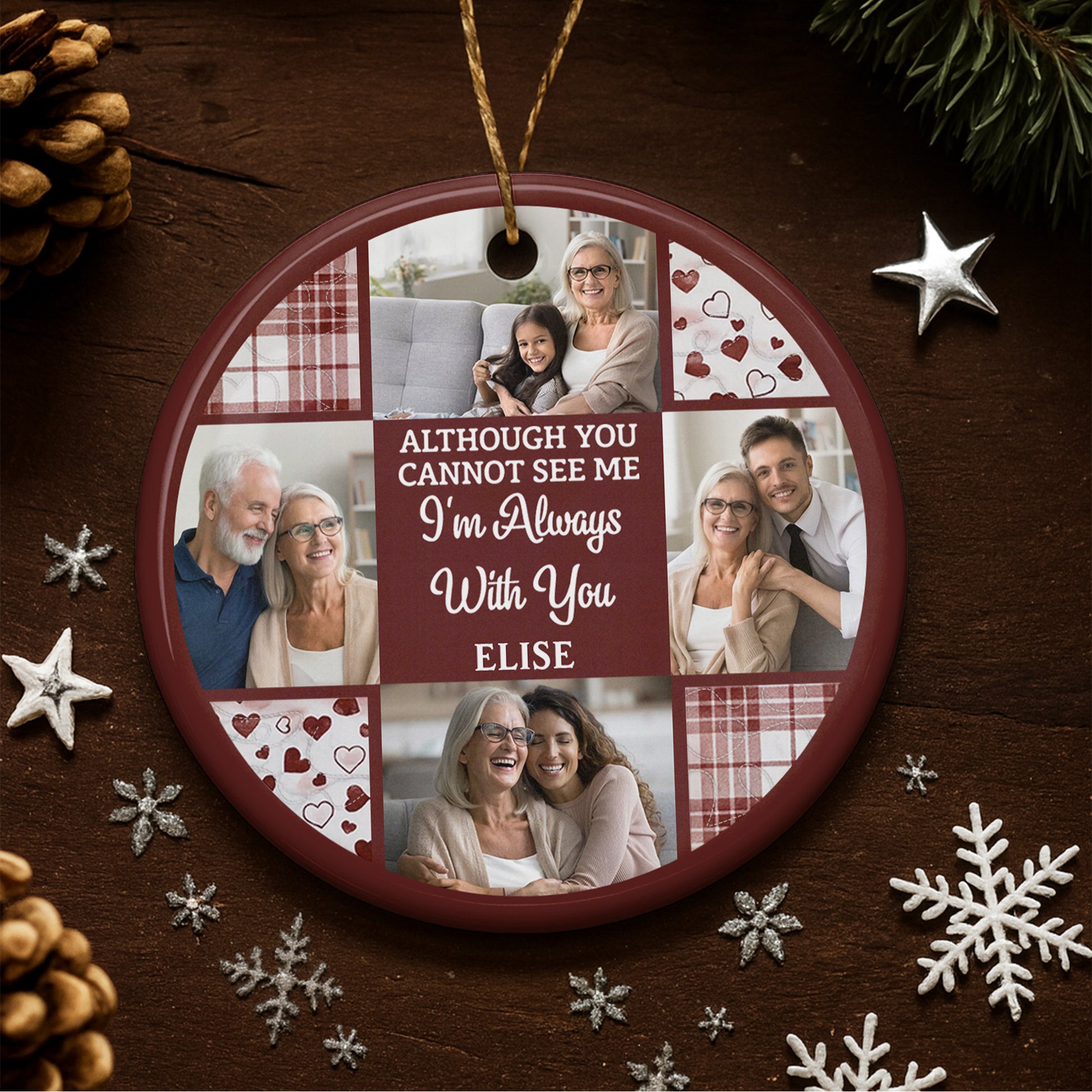 Although You Cannot See Me I'm Always With You, Photos and Hearts