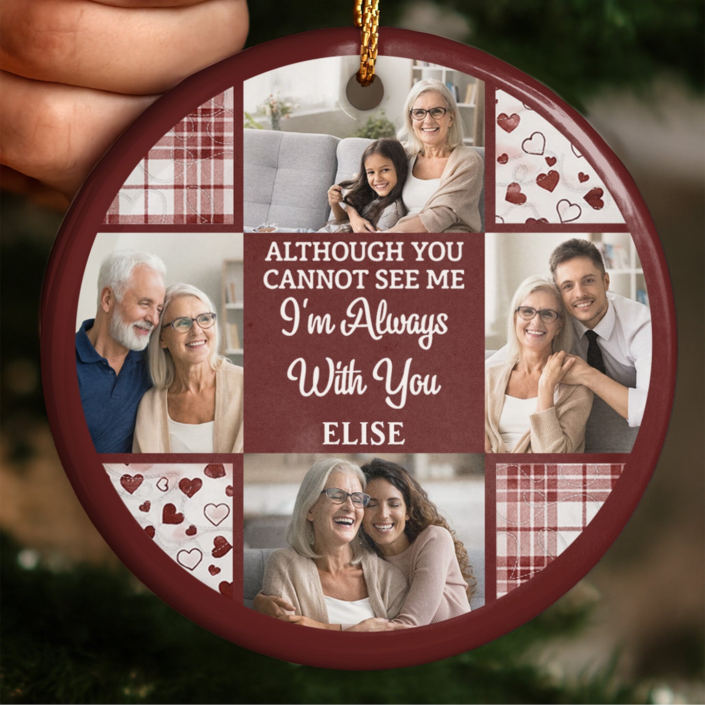 Although You Cannot See Me I'm Always With You, Photos and Hearts