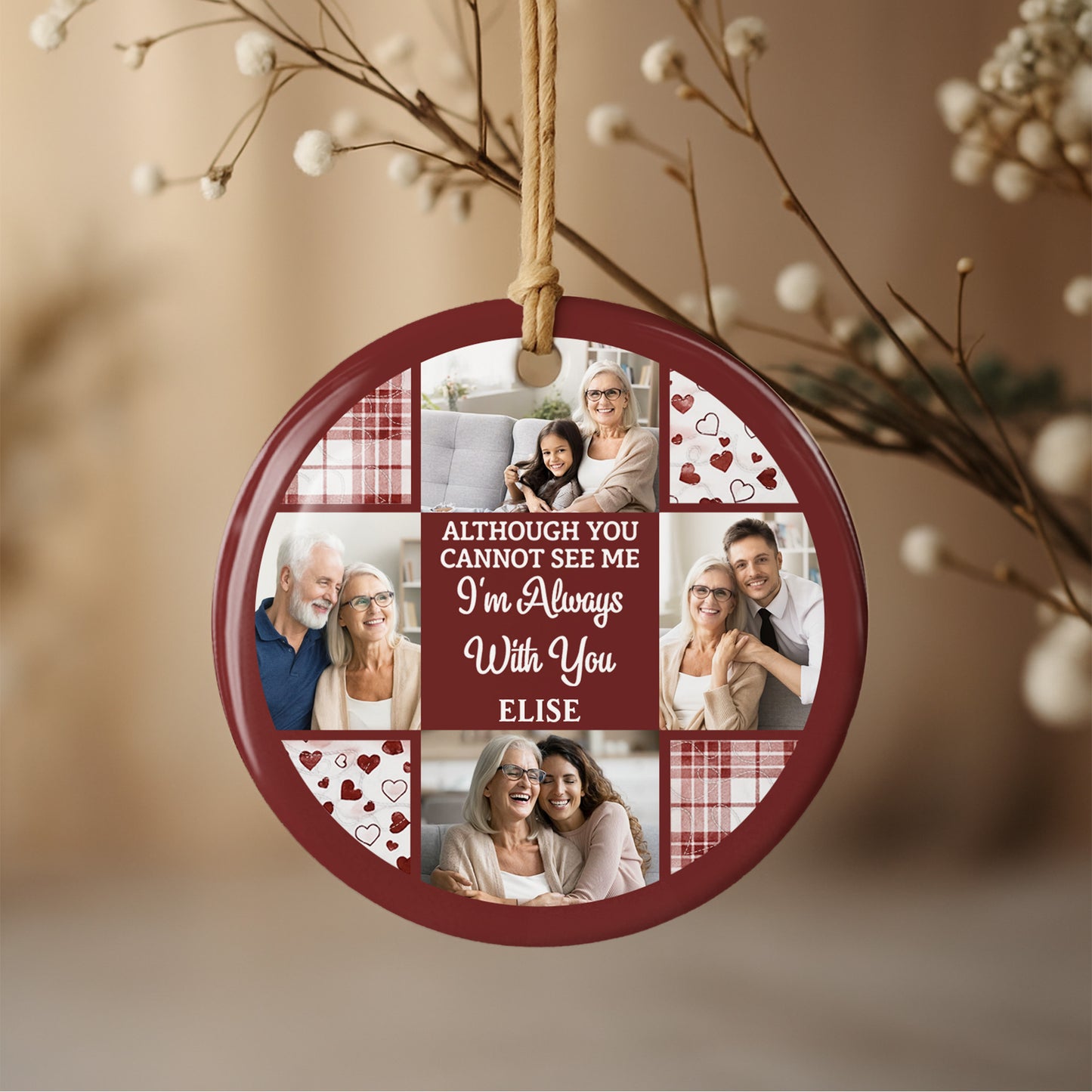 Although You Cannot See Me I'm Always With You, Photos and Hearts