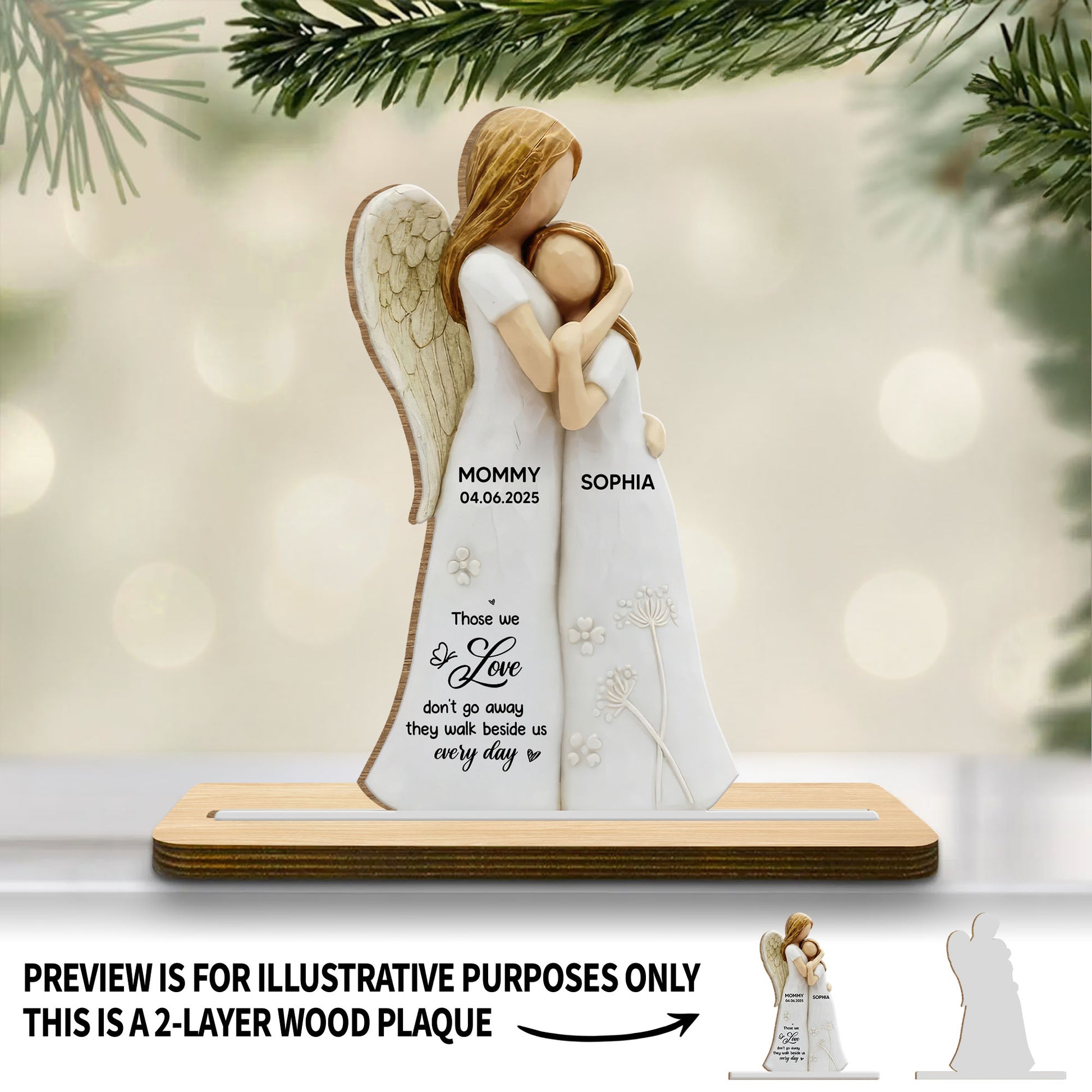 Those We Love Don't Go Away, Angel Wings Decoration