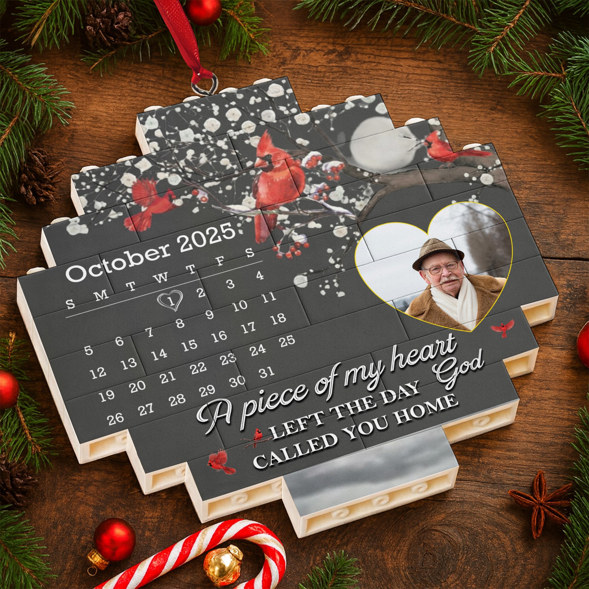 A Piece Of My Heart, Calendar With Cardinal Birds