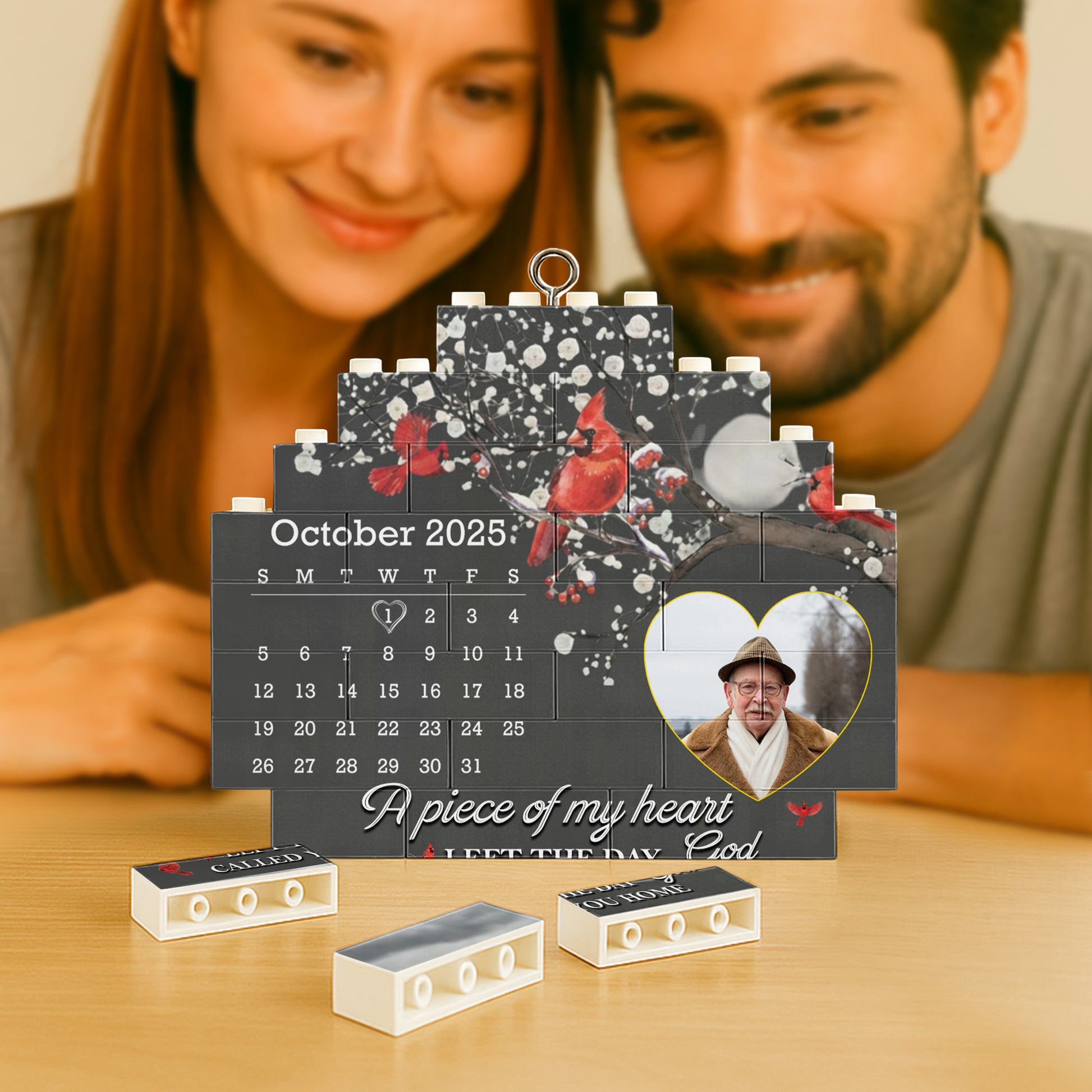 A Piece Of My Heart, Calendar With Cardinal Birds