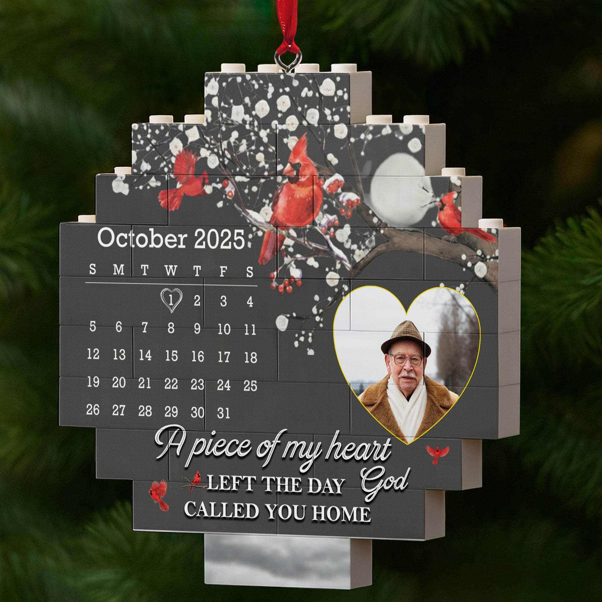 A Piece Of My Heart, Calendar With Cardinal Birds