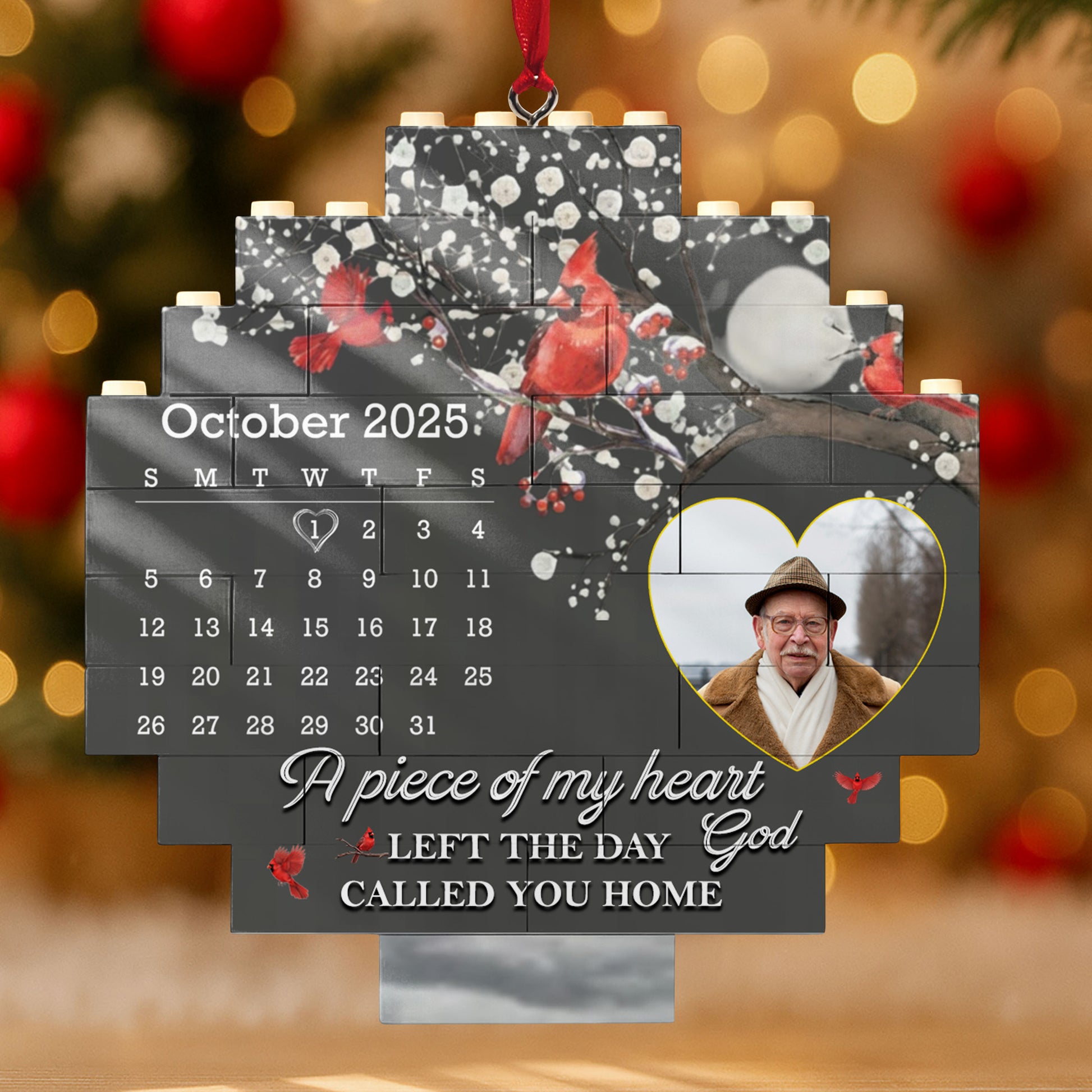 A Piece Of My Heart, Calendar With Cardinal Birds