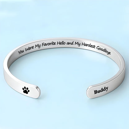 I Will Carry You With Me Until I See You Again, Wings And Paw Print