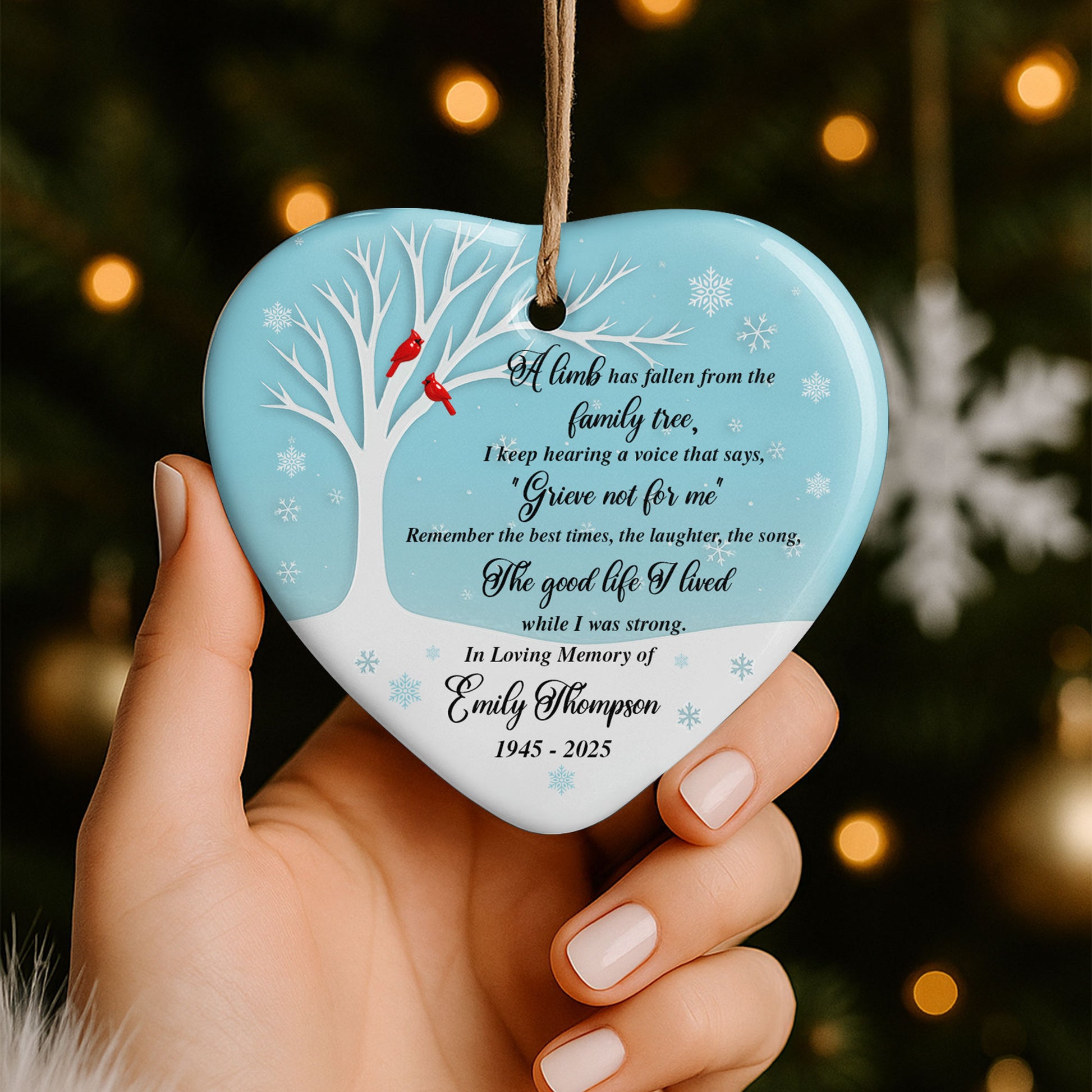 A Lamb Has Fallen From The Family Tree, Tree And Cardinal Birds