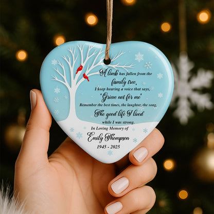 A Lamb Has Fallen From The Family Tree, Tree And Cardinal Birds