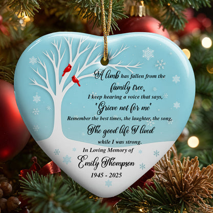 A Lamb Has Fallen From The Family Tree, Tree And Cardinal Birds