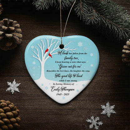 A Lamb Has Fallen From The Family Tree, Tree And Cardinal Birds