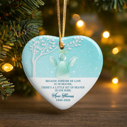 Because Someone We Love Is In Heaven, Angel And Snowflakes