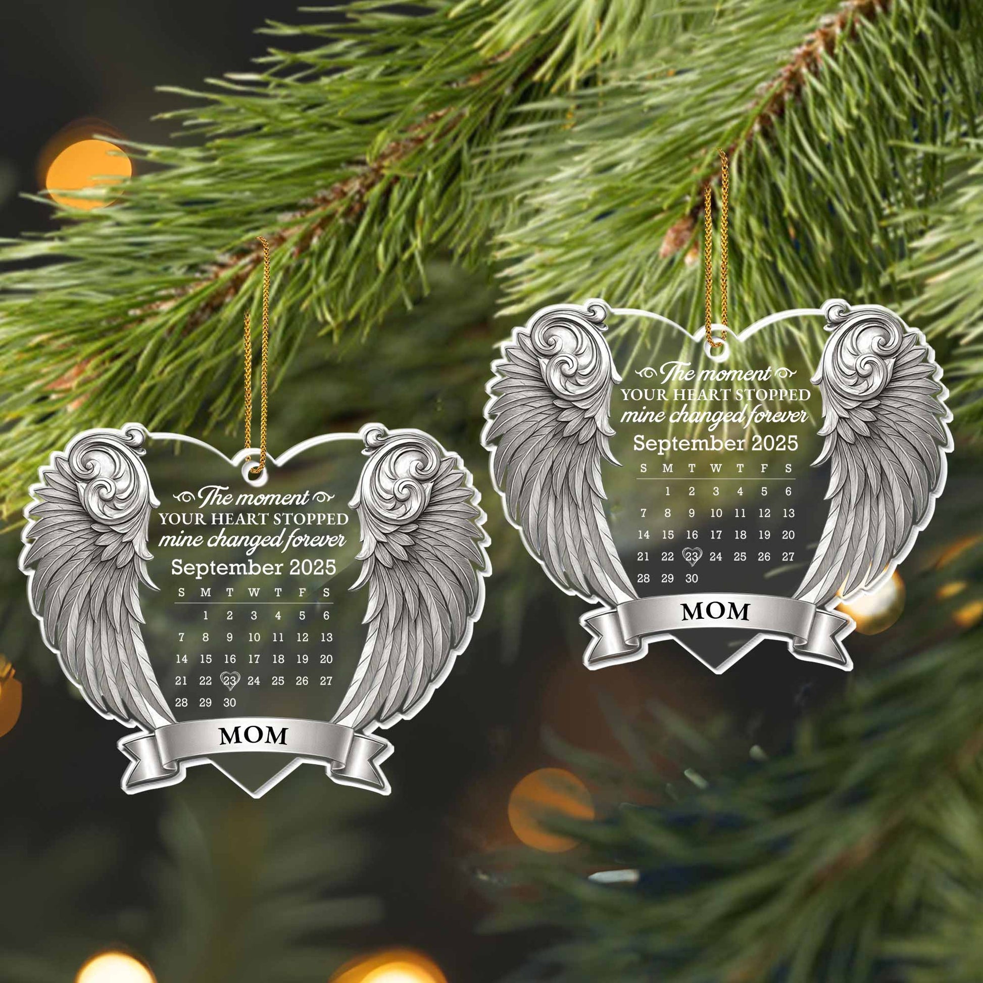 The Moment Your Heart Stopped, Wings and Heart Design