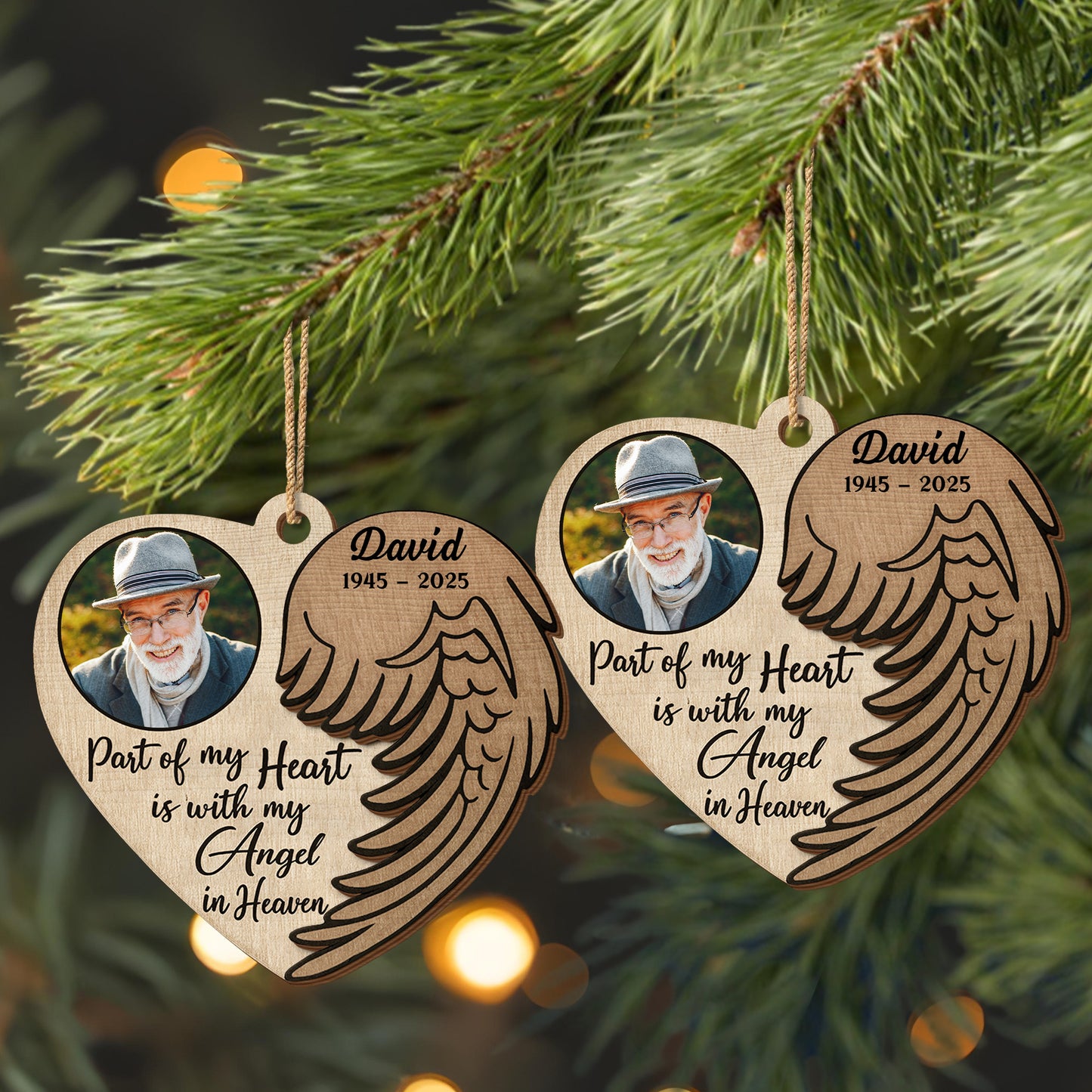 Part Of My Heart Is With My Angel In Heaven, Angel Wings