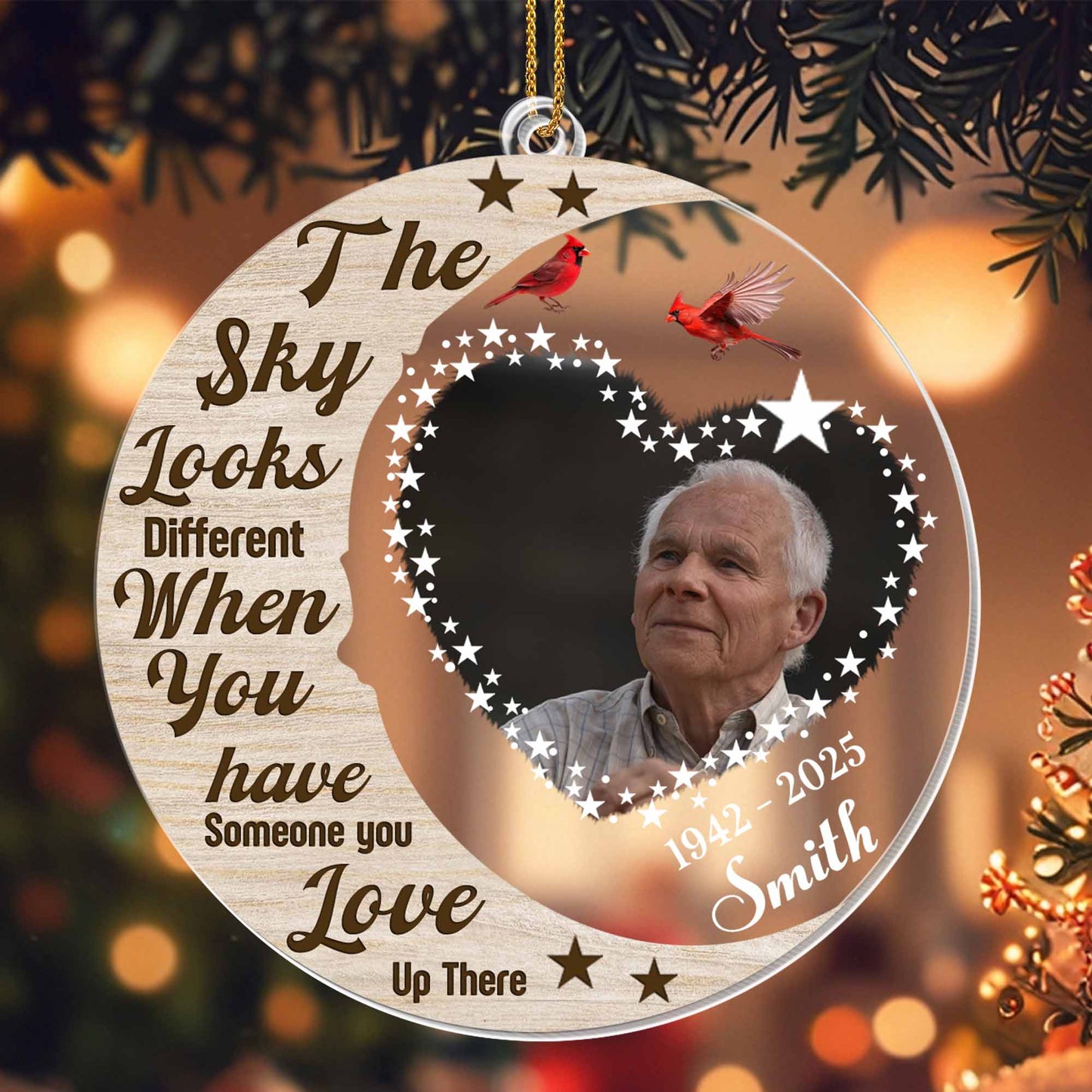 The Sky Looks Different When You Have Someone You Love Up There, Stars and Heart