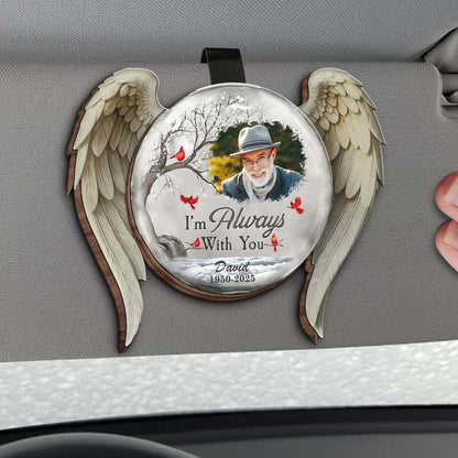 I'm Always With You Angel Design With Cardinal Bird