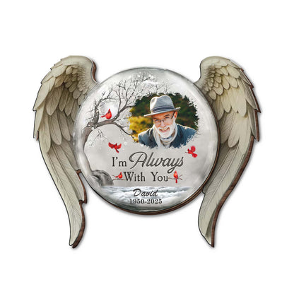 I'm Always With You Angel Design With Cardinal Bird