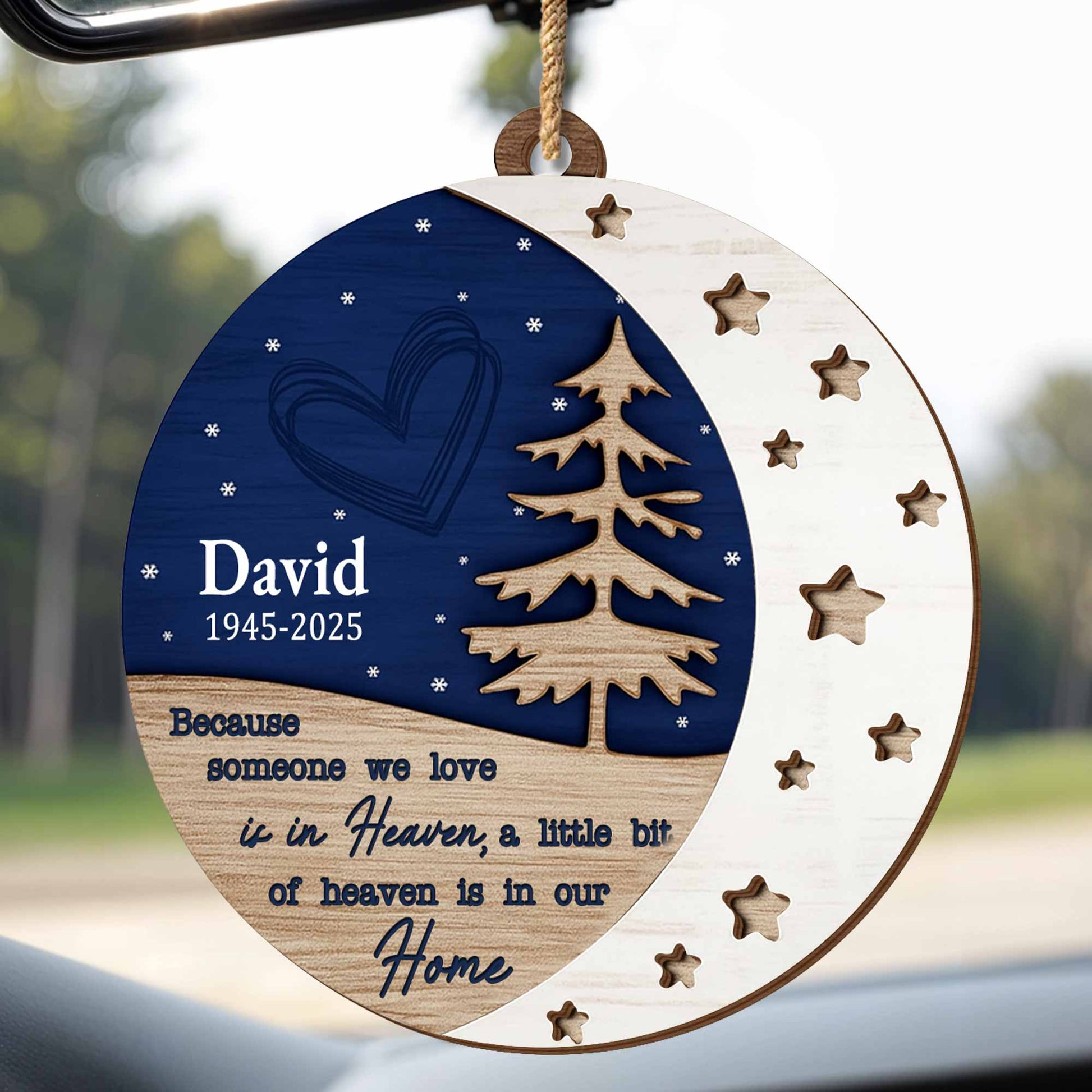 A Little Bit Of Heaven In Our Home, Christmas Tree And Stars