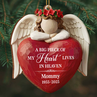 A Big Piece Of My Heart Lives In Heaven, Angel Heart Wings