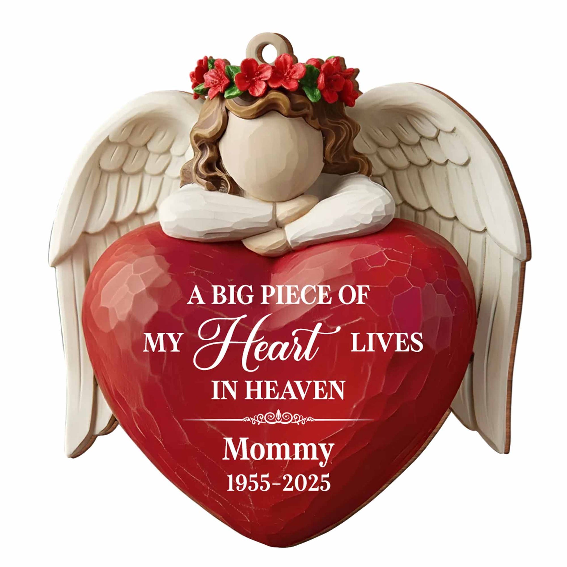 A Big Piece Of My Heart Lives In Heaven, Angel Heart Wings