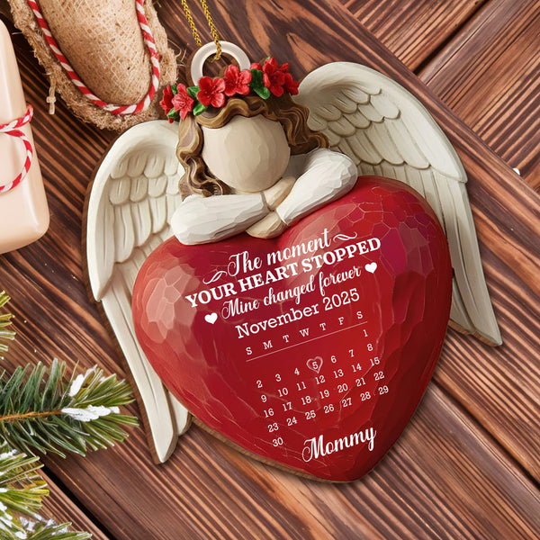 The Moment Your Heart Stopped, Angel Holding Heart